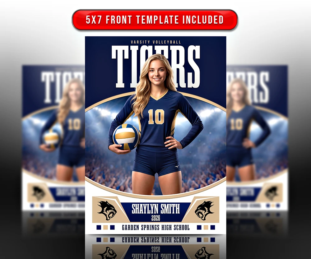 TRADING CARDS AND 5X7 TEMPLATE - SHOWCASE