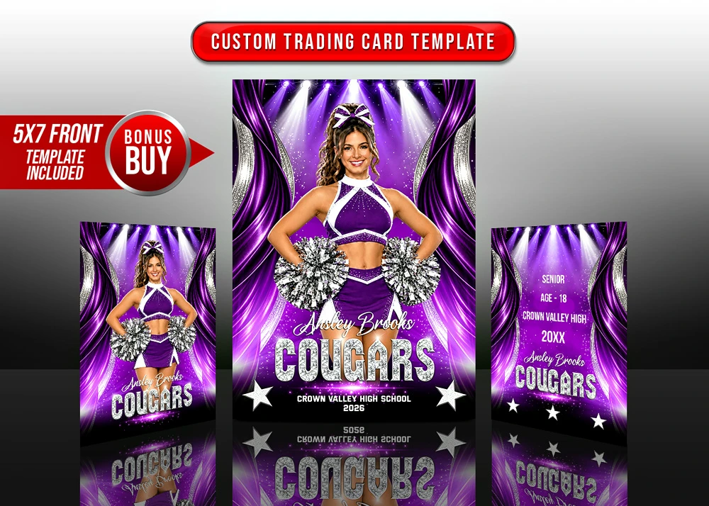 TRADING CARDS AND 5X7 TEMPLATE - SHOWSTOPPER