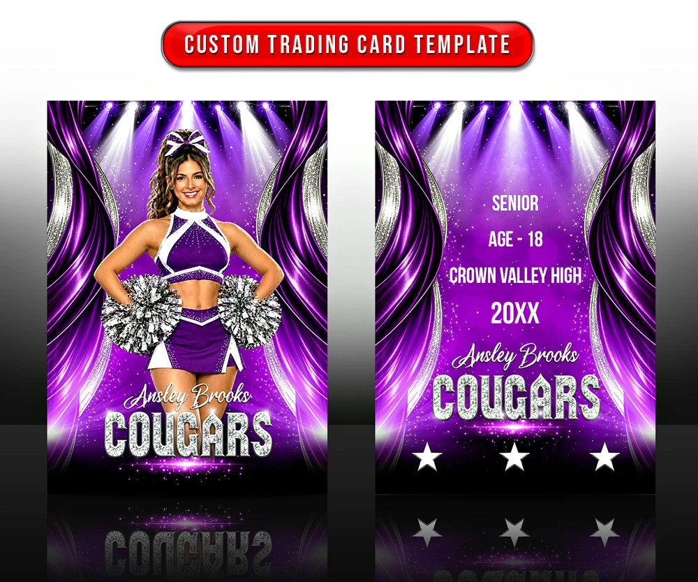 TRADING CARDS AND 5X7 TEMPLATE - SHOWSTOPPER