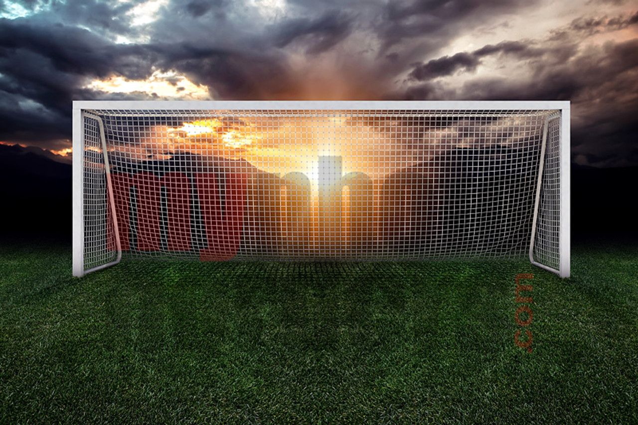 DIGITAL BACKGROUND - SOCCER GOAL HORIZONTAL