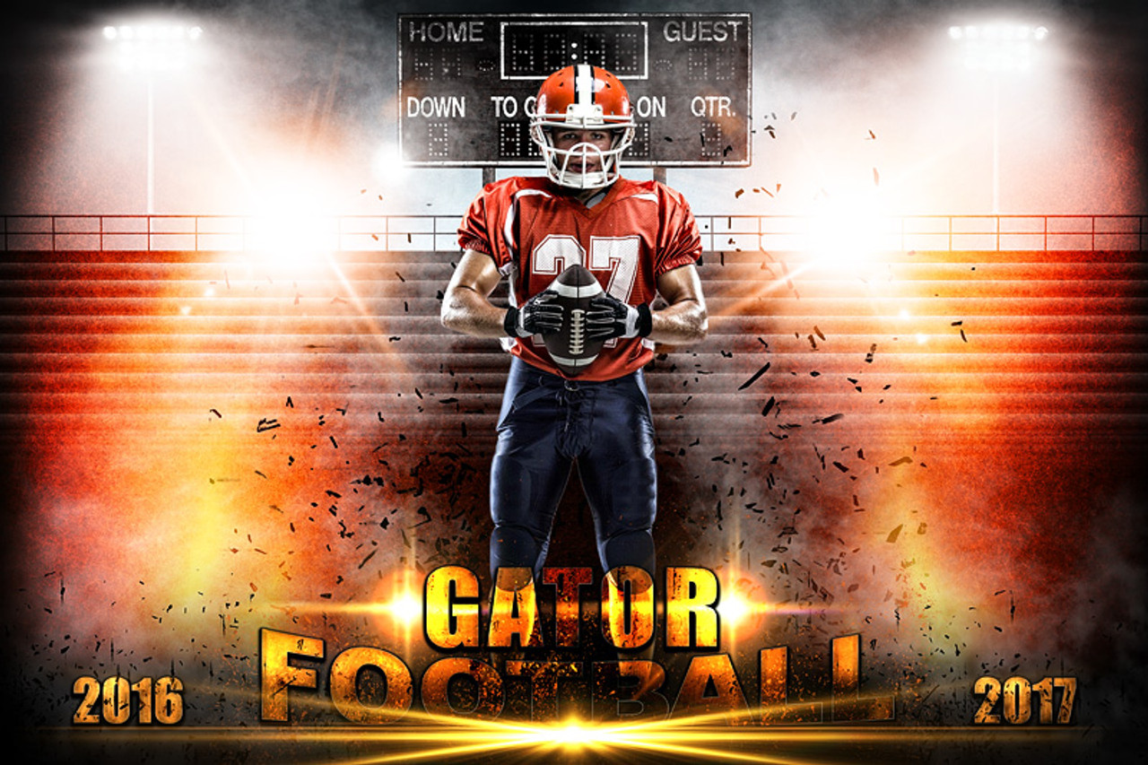 PLAYER BANNER PHOTO TEMPLATE - HORIZONTAL - IMPACT FOOTBALL