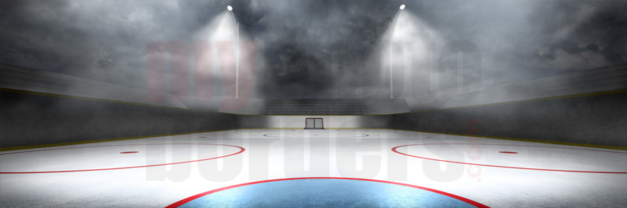 DIGITAL BACKGROUND - OUTDOOR HOCKEY - PANORAMIC