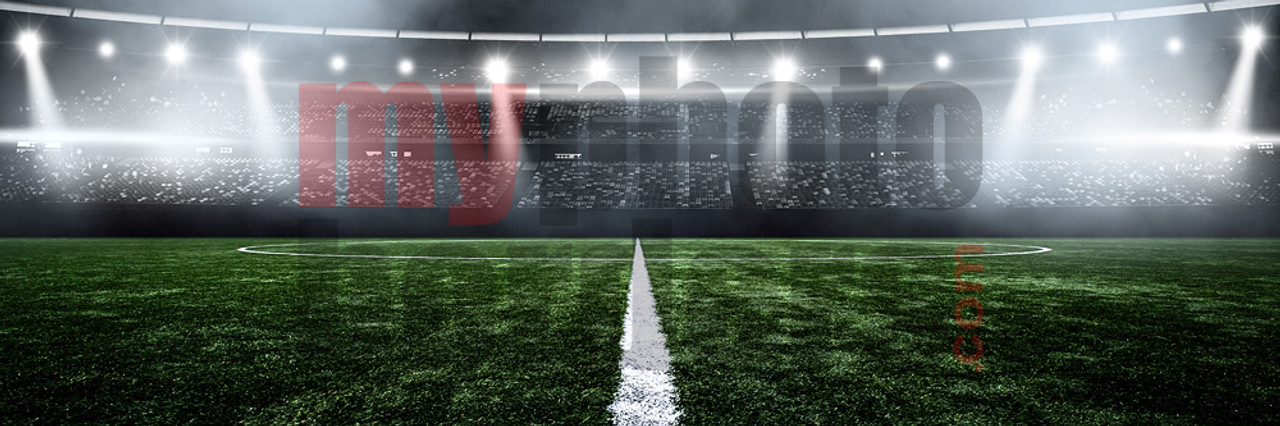 DIGITAL BACKGROUND - SOCCER STADIUM - PANORAMIC