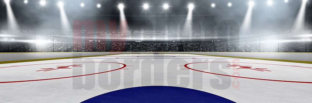 DIGITAL BACKGROUND - HOCKEY STADIUM - PANORAMIC