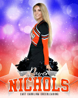 16x20 MULTI-SPORT POSTER TEMPLATE - DREAMY BOKEH - CUSTOM PHOTOSHOP LAYERED SPORTS TEMPLATE