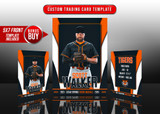 MULTI-SPORT TRADING CARDS AND 5X7 TEMPLATE - RECEDE