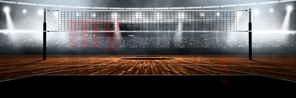 Digital Sports Background Volleyball Stadium Panoramic