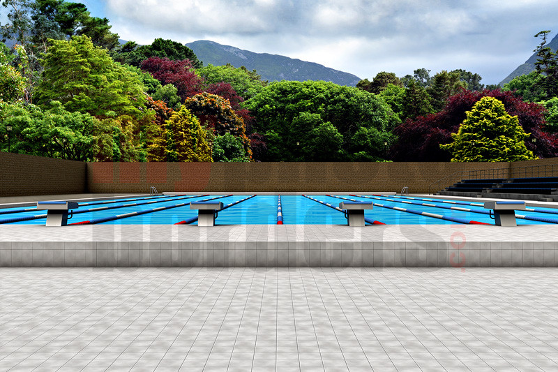 Digital Sports Background - Swimming Pool - Horizontal