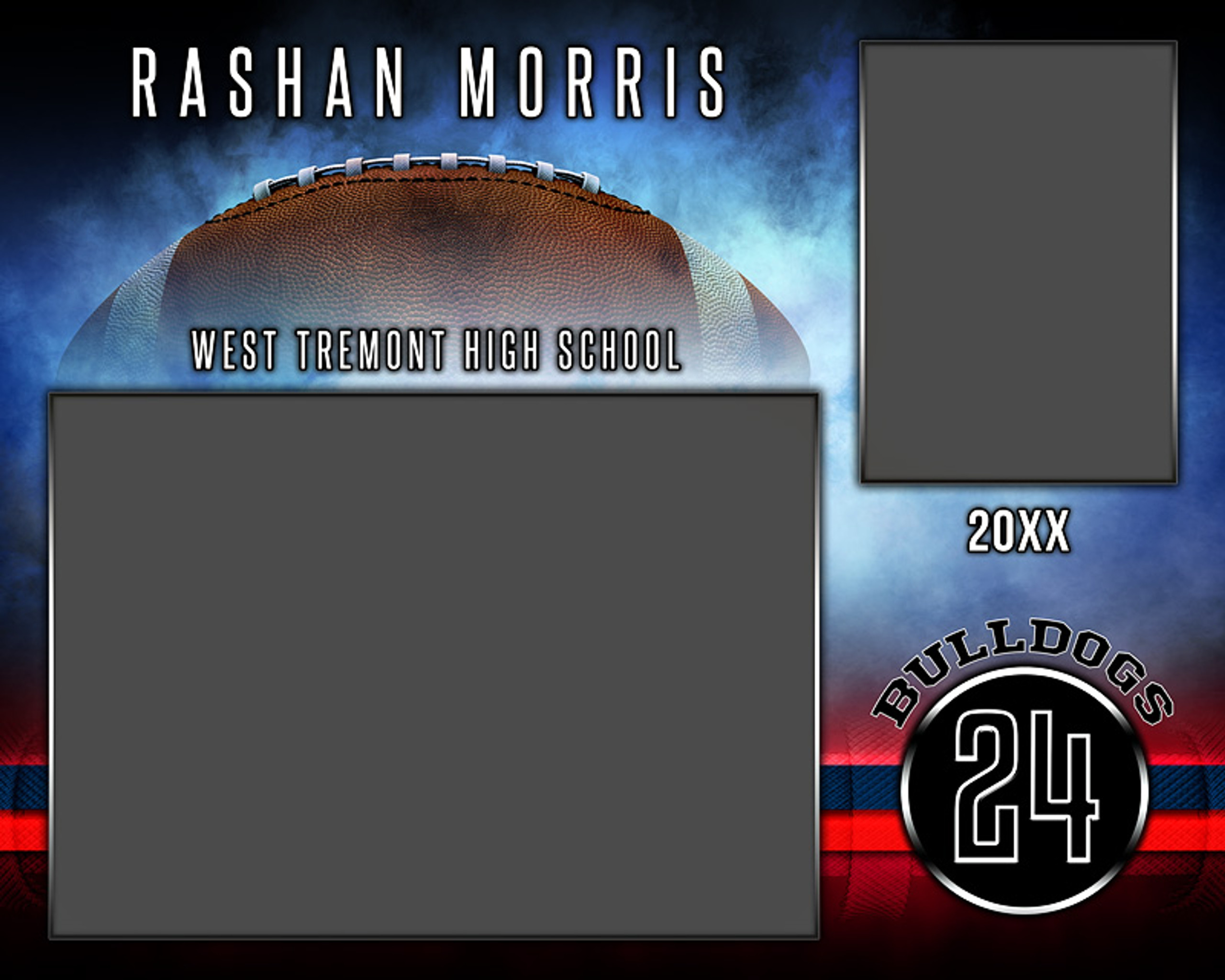 Memory Mate Photo Template Fantasy Football