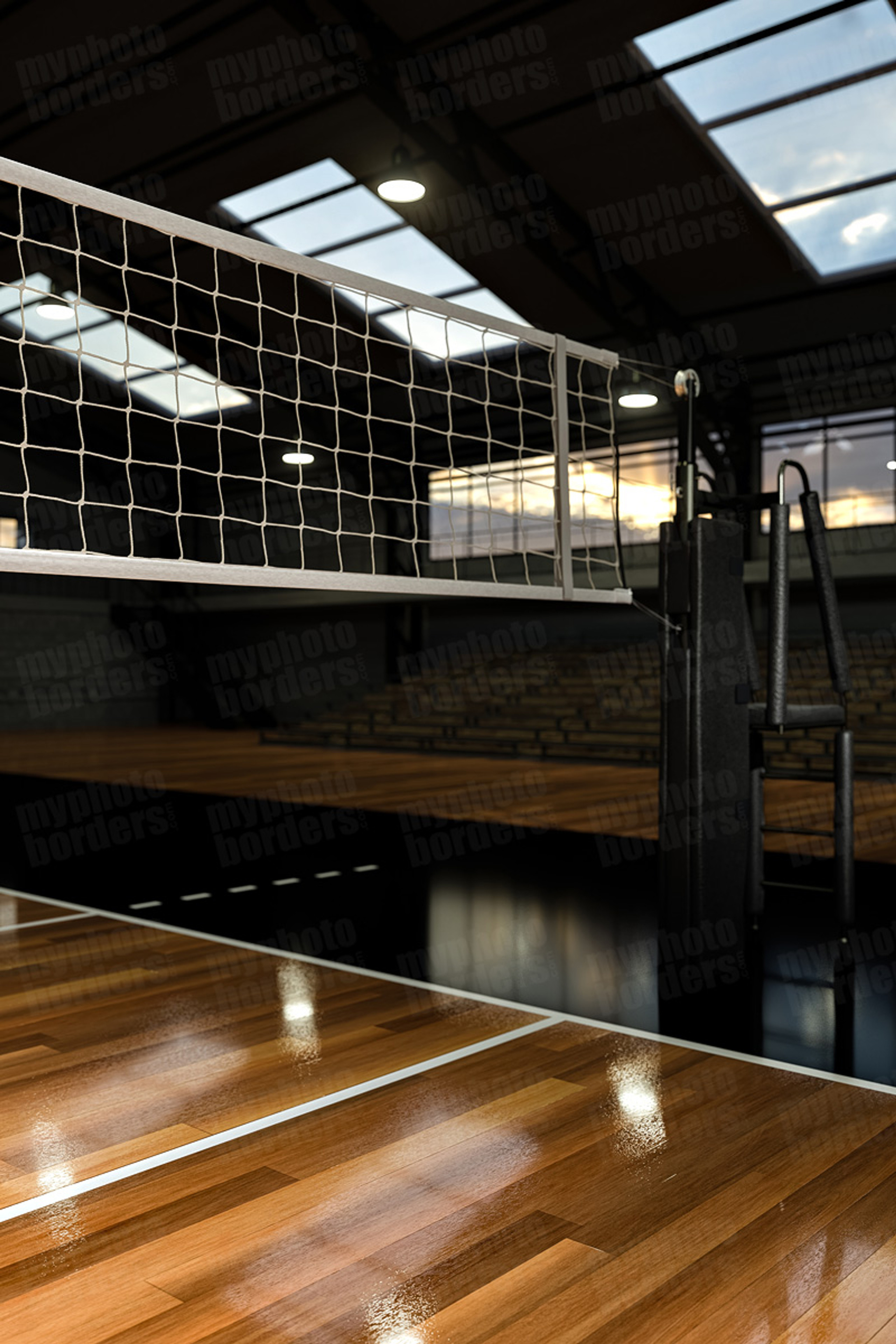 Digital Sports Background Volleyball Court Digital Sports Background Volleyball Court