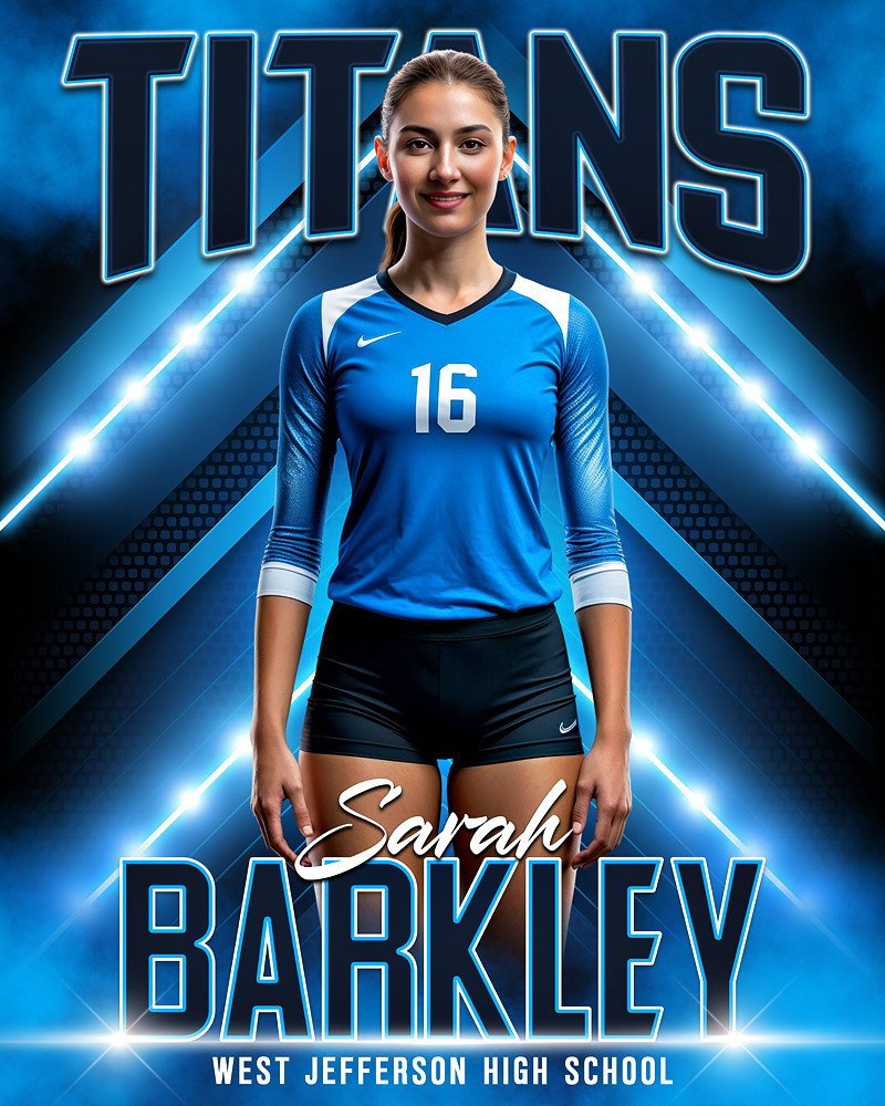 Sports Poster Photo Template Custom Layered Sports Template