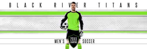 PANORAMIC SPORTS BANNER TEMPLATE - TITANS - PHOTOSHOP LAYERED SPORTS TEMPLATE