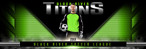 PANORAMIC SPORTS BANNER TEMPLATE - DOUBLE TAKE - PHOTOSHOP LAYERED SPORTS TEMPLATE
