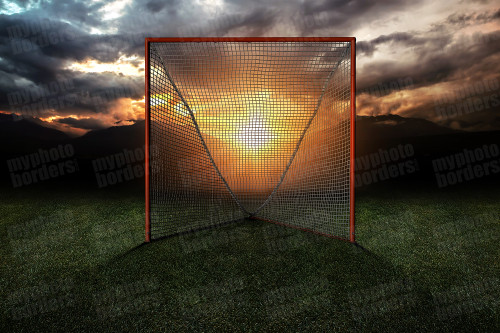 DIGITAL BACKGROUND - LACROSSE GOAL