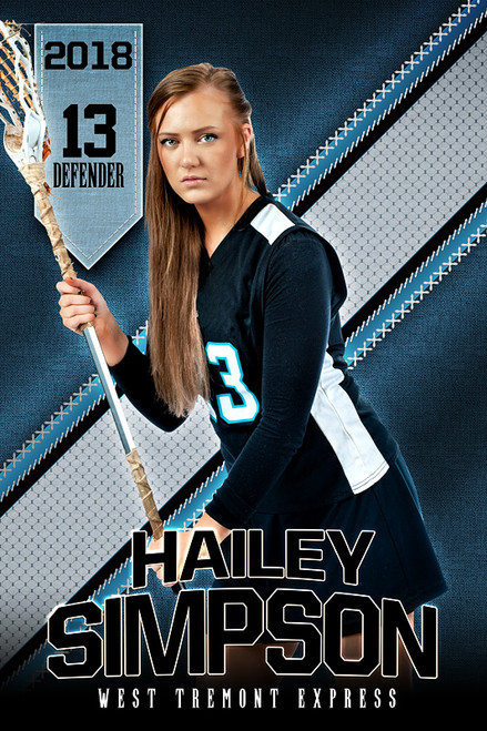 PLAYER BANNER PHOTO TEMPLATE - STITCHED - CUSTOM PHOTOSHOP LAYERED SPORTS TEMPLATE