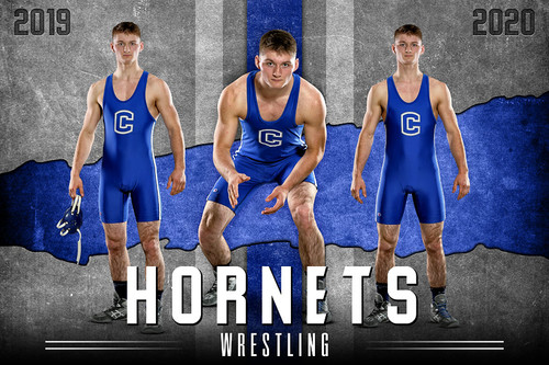 MULTI-SPORT BANNER PHOTO TEMPLATE - SLASH - CUSTOM PHOTOSHOP LAYERED SPORTS TEMPLATE