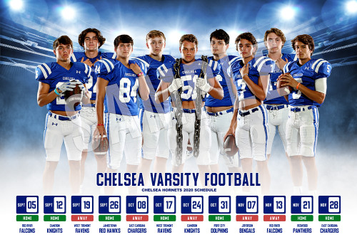 TEAM SCHEDULE - 02 - PHOTOSHOP LAYERED SPORTS TEMPLATE