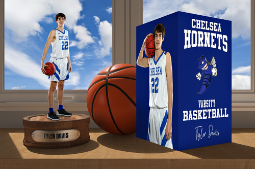 PLAYER BANNER PHOTO TEMPLATE - BASKETBALL DISPLAY