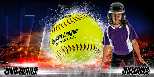 10X20 PHOTO TEMPLATE - SPLASH SOFTBALL