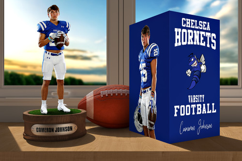 PLAYER BANNER PHOTO TEMPLATE - FOOTBALL DISPLAY