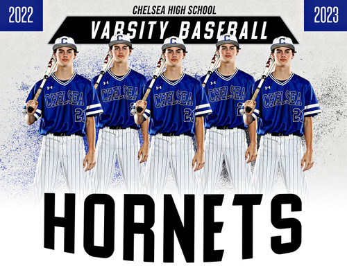 16x20 MULTI-SPORT POSTER - GRUNGE SPLASH - CUSTOM PHOTOSHOP LAYERED SPORTS TEMPLATE