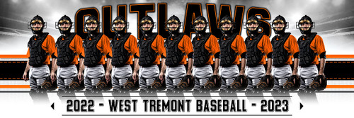 MULTI-SPORT PANORAMIC SPORTS BANNER TEMPLATE - SEAMS - PHOTOSHOP LAYERED SPORTS TEMPLATE