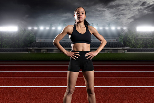 DIGITAL BACKGROUND - STORMY TRACK