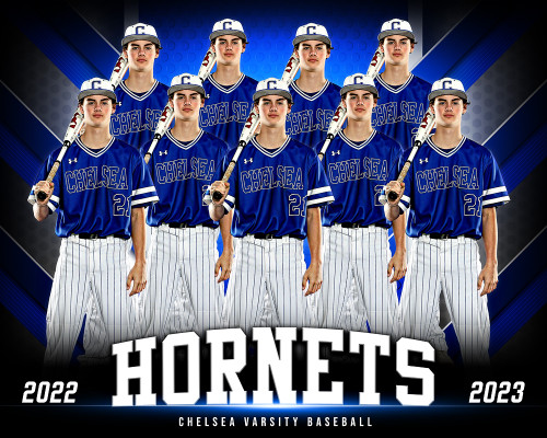 16x20 MULTI-SPORT POSTER - DOUBLE V - CUSTOM PHOTOSHOP LAYERED SPORTS TEMPLATE