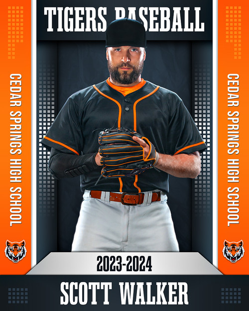 MULTI-SPORT PHOTO TEMPLATE - BLOCKED IN - CUSTOM PHOTOSHOP LAYERED SPORTS TEMPLATE