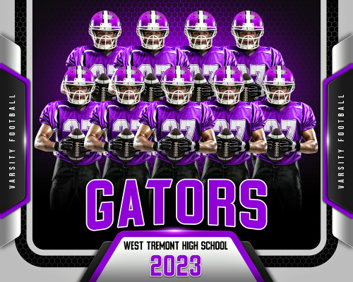 16x20 MULTI-SPORT POSTER - EXTEND - CUSTOM PHOTOSHOP LAYERED SPORTS TEMPLATE