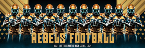 PANORAMIC SPORTS BANNER TEMPLATE - BOTTOM STARS - PHOTOSHOP LAYERED SPORTS TEMPLATE