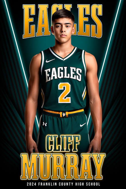 SPORTS PHOTO TEMPLATE - EXPAND - CUSTOM PHOTOSHOP LAYERED SPORTS TEMPLATE