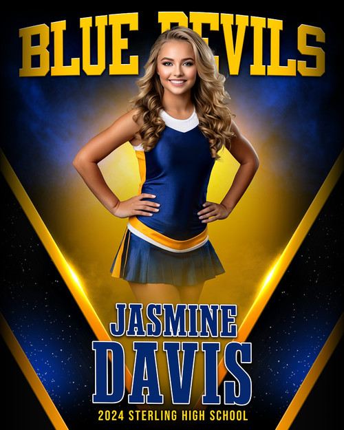 16x20 PHOTO TEMPLATE - AFTERGLOW - CUSTOM PHOTOSHOP LAYERED TEMPLATE