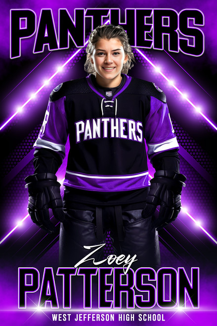 PLAYER BANNER PHOTO TEMPLATE - ARRAY - CUSTOM PHOTOSHOP LAYERED SPORTS TEMPLATE