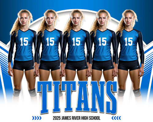 16x20 PHOTO TEMPLATE - INLET - CUSTOM PHOTOSHOP LAYERED SPORTS TEMPLATE