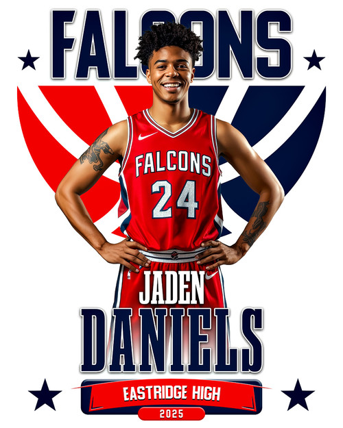 16x20 PHOTO TEMPLATE - SEGMENT - CUSTOM PHOTOSHOP LAYERED SPORTS TEMPLATE