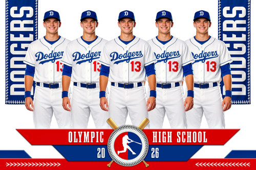 PLAYER BANNER PHOTO TEMPLATE -  LACED UP - CUSTOM PHOTOSHOP LAYERED SPORTS TEMPLATE