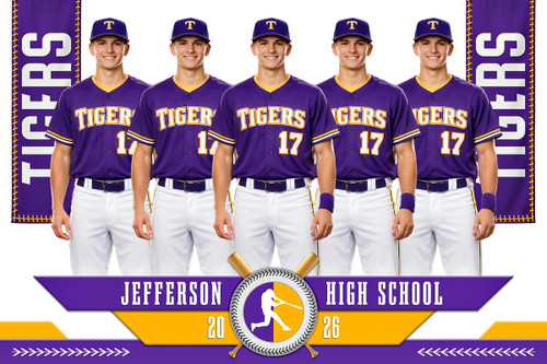 PLAYER BANNER PHOTO TEMPLATE -  LACED UP - CUSTOM PHOTOSHOP LAYERED SPORTS TEMPLATE