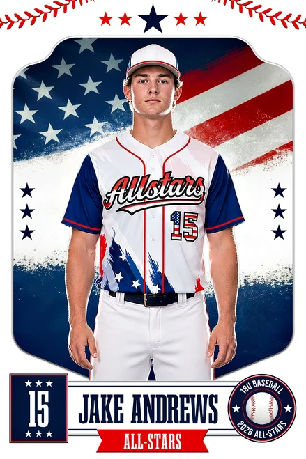 SPORTS PHOTO TEMPLATE - ALL STARS - CUSTOM PHOTOSHOP LAYERED SPORTS TEMPLATE