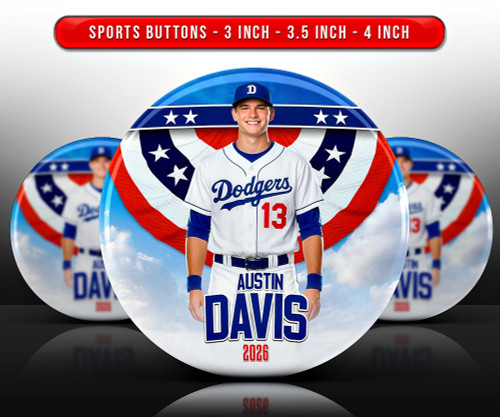PHOTO BUTTON TEMPLATES - ALL AMERICAN