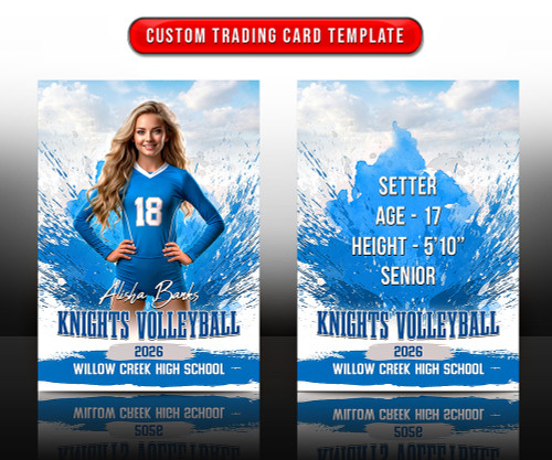 TRADING CARDS AND 5X7 TEMPLATE - SURGE