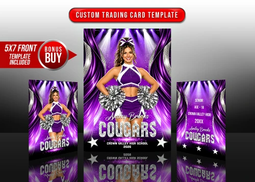 TRADING CARDS AND 5X7 TEMPLATE - SHOWSTOPPER