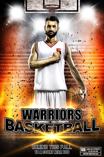 PLAYER BANNER PHOTO TEMPLATE - IMPACT BASKETBALL