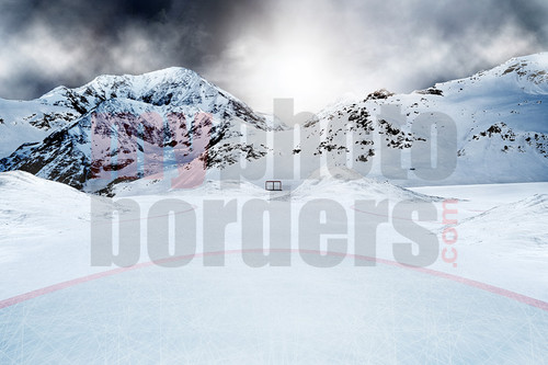 DIGITAL BACKGROUND - ICE HOCKEY - HORIZONTAL