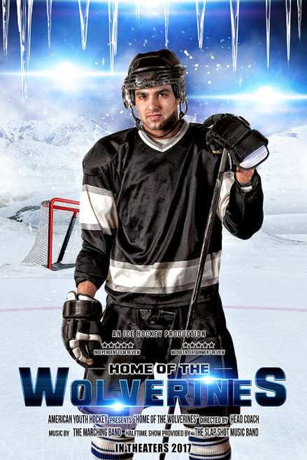 PLAYER BANNER PHOTO TEMPLATE - ICE HOCKEY II
