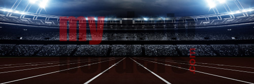 DIGITAL BACKGROUND - AMERICAN TRACK - PANORAMIC