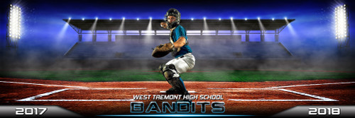 PANORAMIC SPORTS BANNER TEMPLATE - PRIME TIME BASEBALL