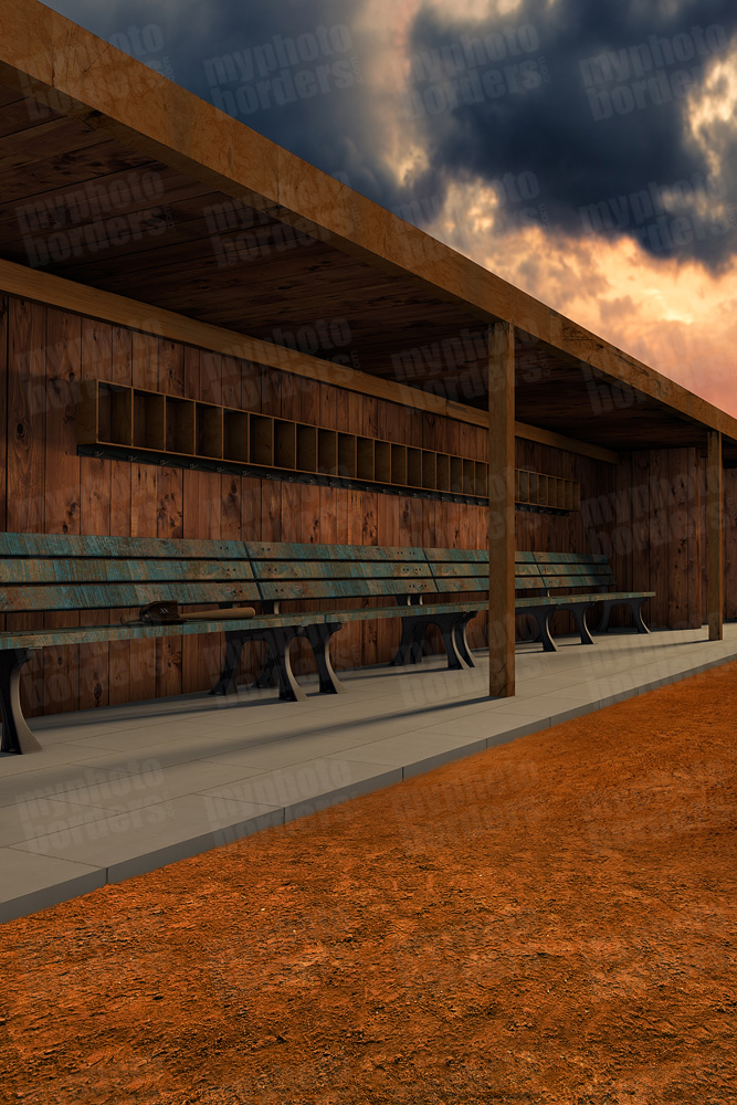 Digital Sports Background Baseball Dugout II