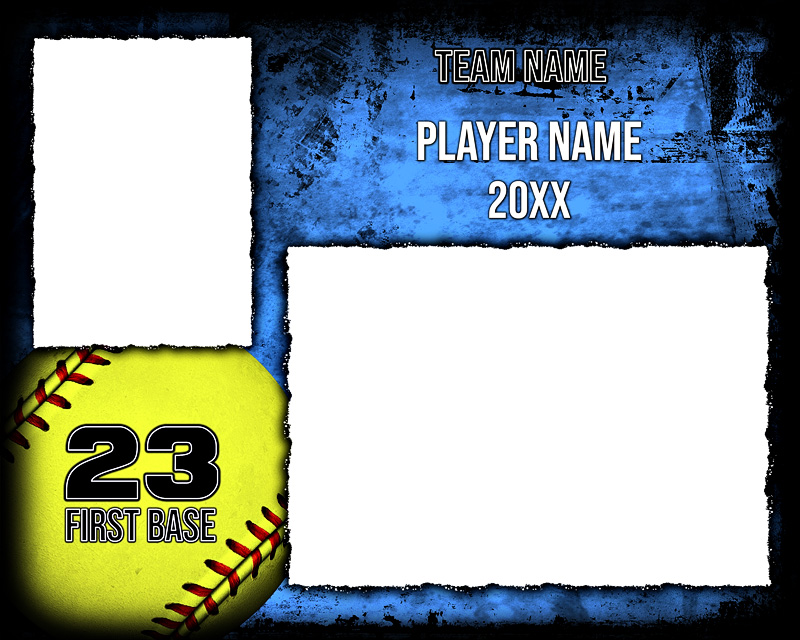 Softball Memory Mate Photo Template Softball Grunge Photoshop Softball Memory Mate Photo Template Softball Grunge Photoshop