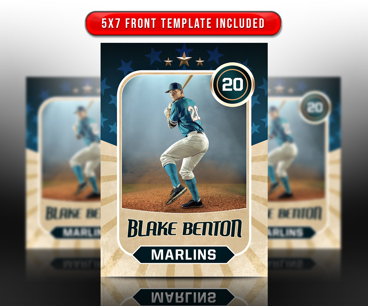 Custom Baseball Cards Template